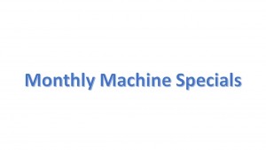 monthly machine specials
